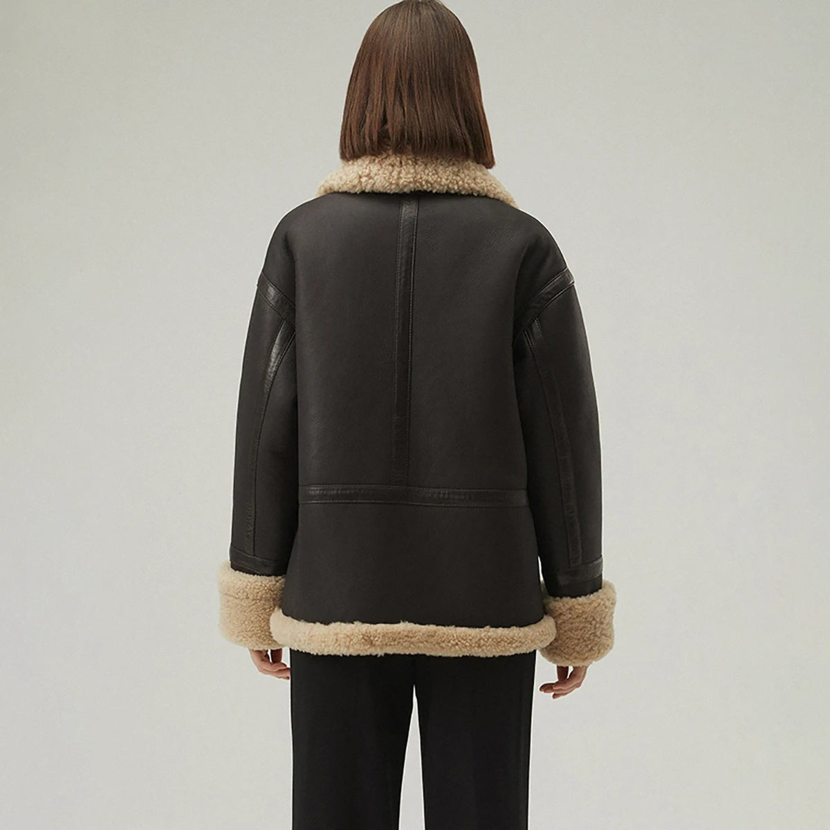 Women's B3 Shearling Aviator Jacket – Real Sheepskin Leather