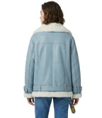Women's B3 Aviator Shearling Jacket – Handmade Sheepskin Leather Flight Coat