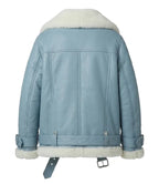 Women's B3 Aviator Shearling Jacket – Handmade Sheepskin Leather Flight Coat