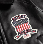 Women's Cropped Leather Bomber Jacket – Black