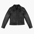 Women's Brown Lambskin Leather Slim-Fit Biker Jacket