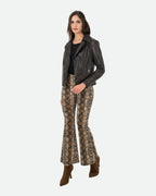 Women's Perfecto Lambskin Dark Brown Leather Biker Jacket