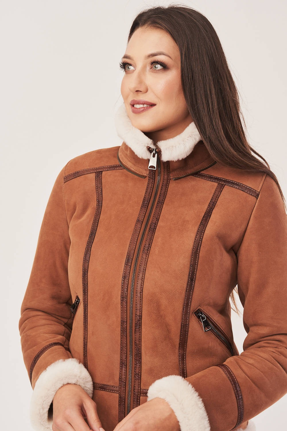 Women's Shearling Aviator Jacket