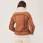 Women's Shearling Aviator Jacket