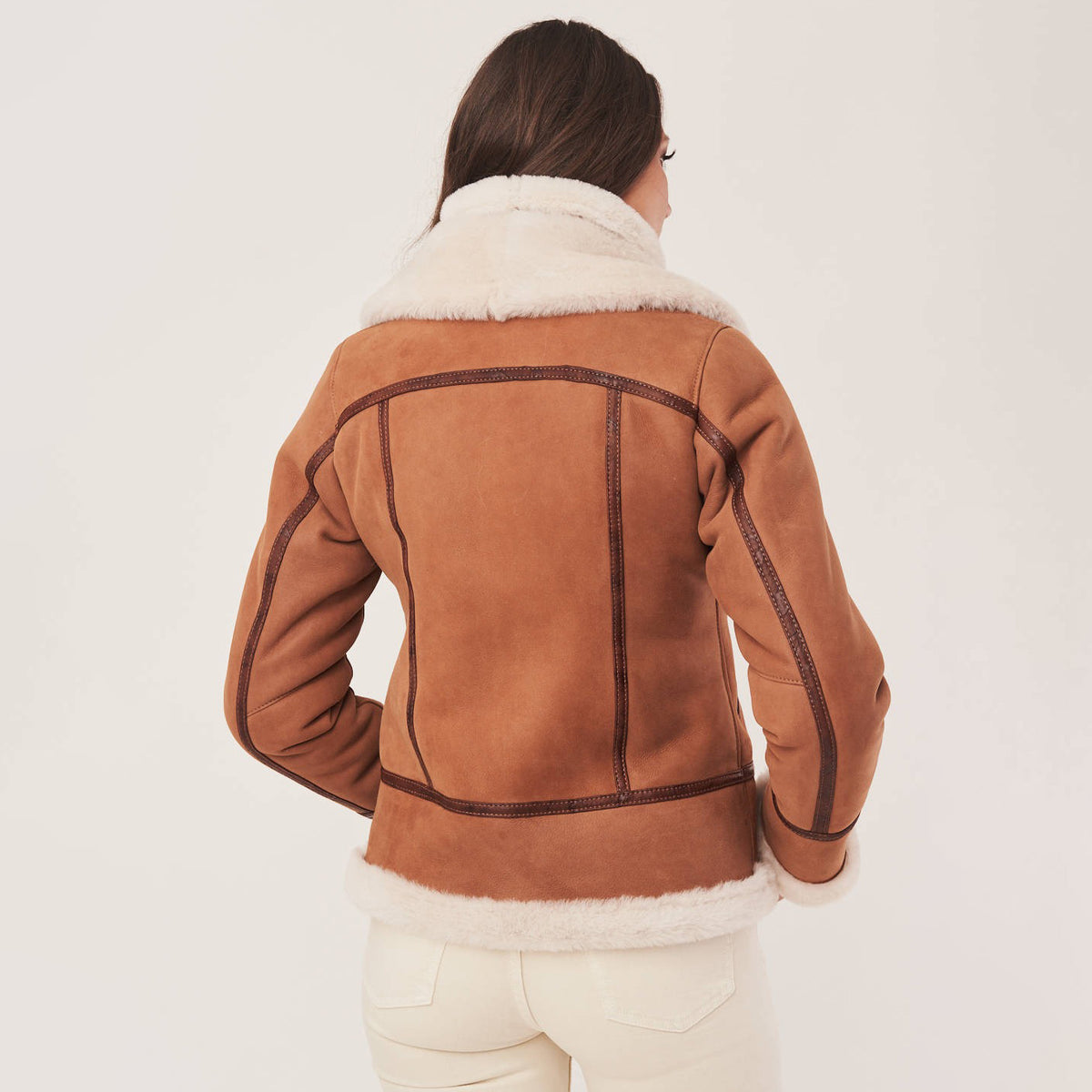 Women's Shearling Aviator Jacket