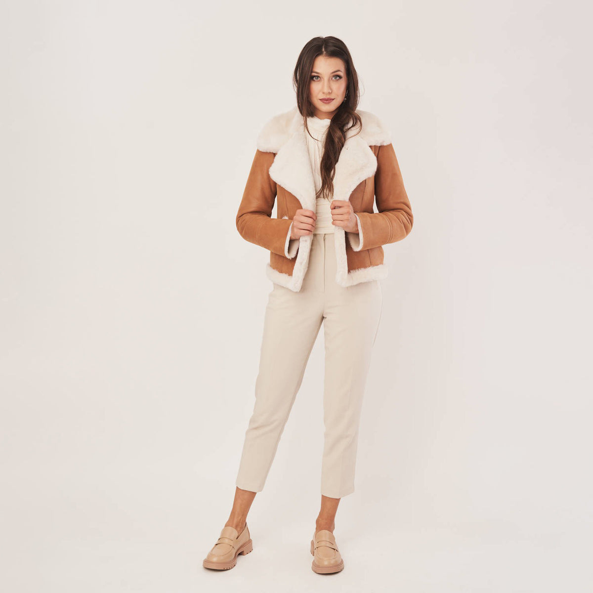 Women's Sheepskin Shearling Jacket