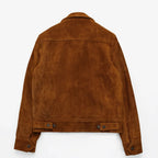 Women's Suede Leather Zip Jacket